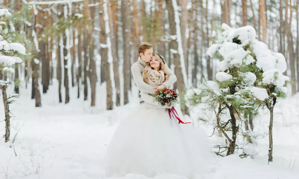 winter wedding in Georgia