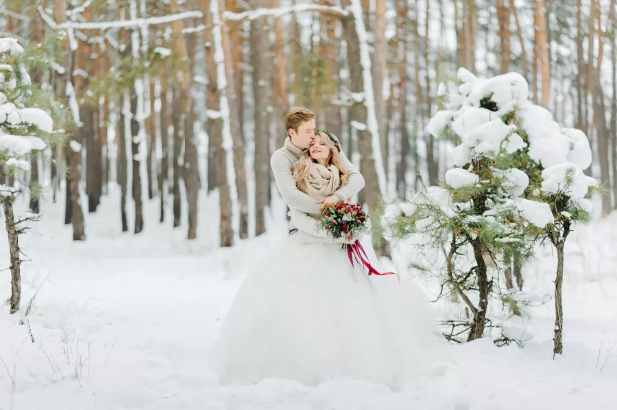 winter wedding in Georgia